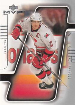 #35 Ron Francis - Carolina Hurricanes - 2001-02 Upper Deck MVP Hockey