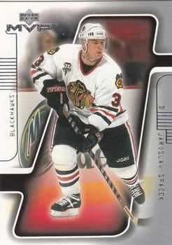 #39 Jaroslav Spacek - Chicago Blackhawks - 2001-02 Upper Deck MVP Hockey