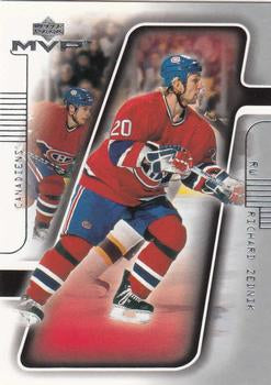 #101 Richard Zednik - Montreal Canadiens - 2001-02 Upper Deck MVP Hockey