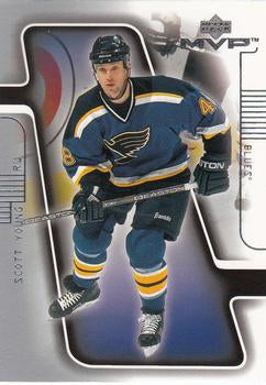 #164 Scott Young - St. Louis Blues - 2001-02 Upper Deck MVP Hockey