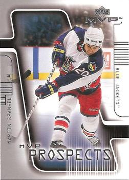#196 Martin Spanhel - Columbus Blue Jackets - 2001-02 Upper Deck MVP Hockey