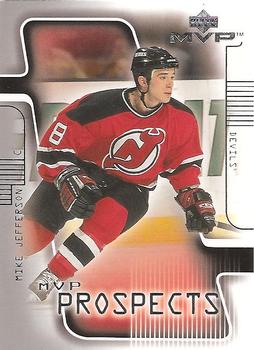 #206 Mike Jefferson - New Jersey Devils - 2001-02 Upper Deck MVP Hockey