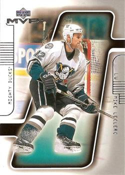 #5 Mike Leclerc - Anaheim Mighty Ducks - 2001-02 Upper Deck MVP Hockey