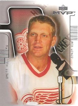 #66 Brett Hull - Detroit Red Wings - 2001-02 Upper Deck MVP Hockey