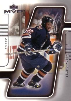 #73 Anson Carter - Edmonton Oilers - 2001-02 Upper Deck MVP Hockey