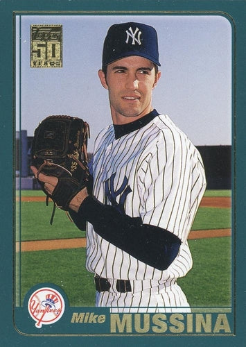 #562 Mike Mussina - New York Yankees - 2001 Topps Baseball