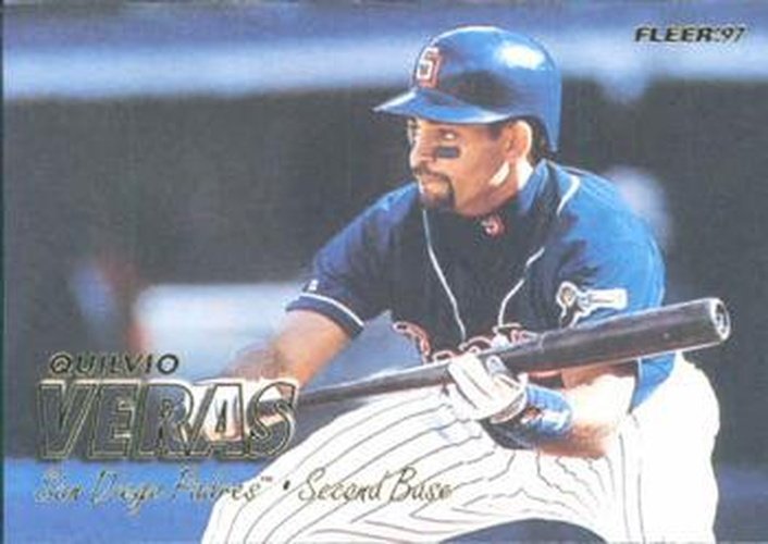 #562 Quilvio Veras - San Diego Padres - 1997 Fleer Baseball