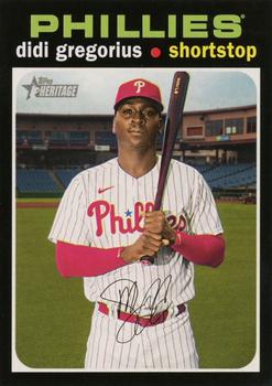 #563 Didi Gregorius - Philadelphia Phillies - 2020 Topps Heritage Baseball