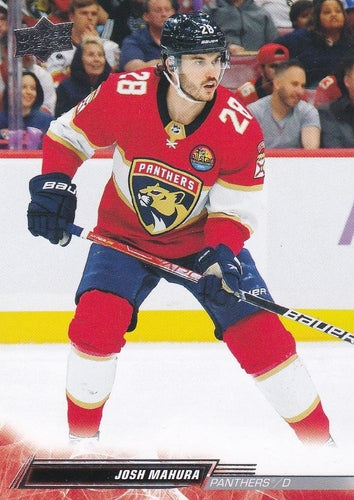 #564 Josh Mahura - Florida Panthers - 2022-23 Upper Deck Hockey