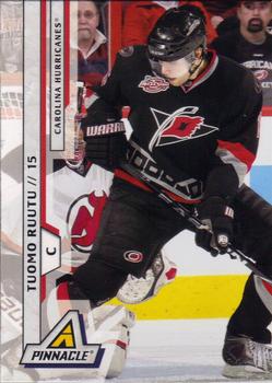 #160 Tuomo Ruutu - Carolina Hurricanes - 2010-11 Panini Pinnacle Hockey
