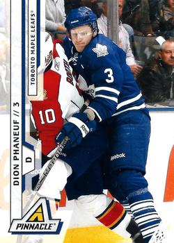 #21 Dion Phaneuf - Toronto Maple Leafs - 2010-11 Panini Pinnacle Hockey