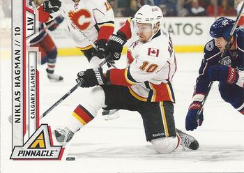 #168 Niklas Hagman - Calgary Flames - 2010-11 Panini Pinnacle Hockey