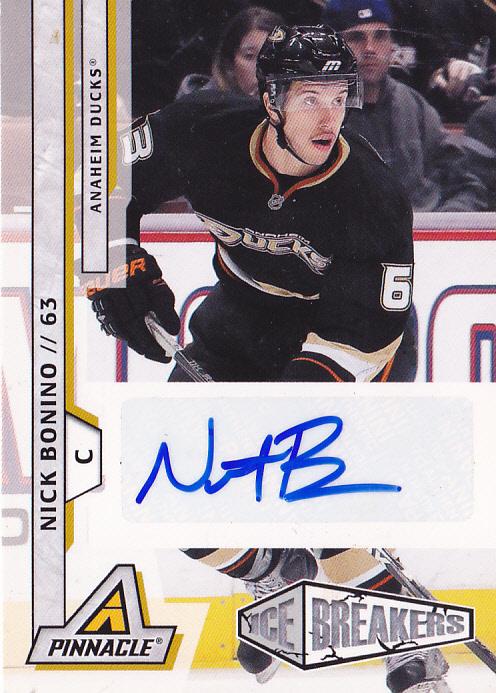 #260 Nick Bonino - Anaheim Ducks - 2010-11 Panini Pinnacle Hockey