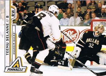 #194 Teemu Selanne - Anaheim Ducks - 2010-11 Panini Pinnacle Hockey