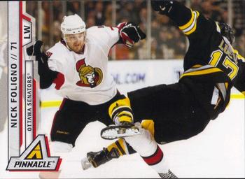 #63 Nick Foligno - Ottawa Senators - 2010-11 Panini Pinnacle Hockey