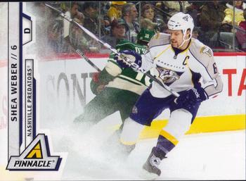#85 Shea Weber - Nashville Predators - 2010-11 Panini Pinnacle Hockey