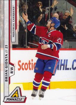 #96 Brian Gionta - Montreal Canadiens - 2010-11 Panini Pinnacle Hockey