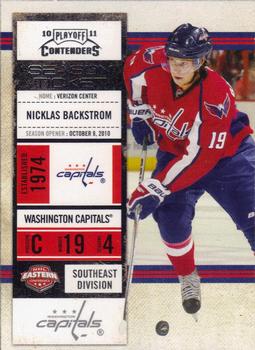 #100 Nicklas Backstrom - Washington Capitals - 2010-11 Playoff Contenders Hockey