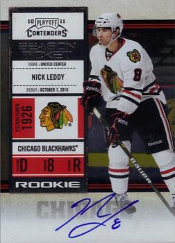 #127 Nick Leddy - Chicago Blackhawks - 2010-11 Playoff Contenders Hockey