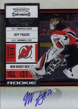 #145 Jeff Frazee - New Jersey Devils - 2010-11 Playoff Contenders Hockey