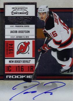 #148 Jacob Josefson - New Jersey Devils - 2010-11 Playoff Contenders Hockey