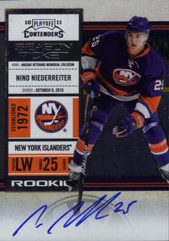 #150 Nino Niederreiter - New York Islanders - 2010-11 Playoff Contenders Hockey