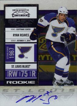 #160 Ryan Reaves - St. Louis Blues - 2010-11 Playoff Contenders Hockey