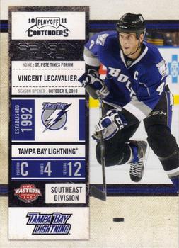 #18 Vincent Lecavalier - Tampa Bay Lightning - 2010-11 Playoff Contenders Hockey