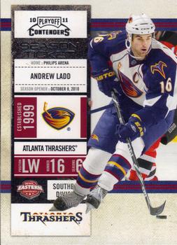 #61 Andrew Ladd - Atlanta Thrashers - 2010-11 Playoff Contenders Hockey