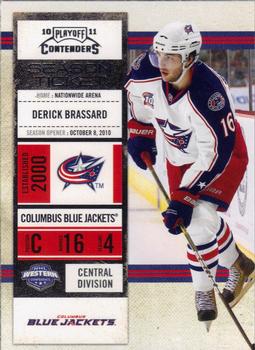 #65 Derick Brassard - Columbus Blue Jackets - 2010-11 Playoff Contenders Hockey