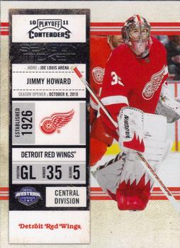 #67 Jimmy Howard - Detroit Red Wings - 2010-11 Playoff Contenders Hockey
