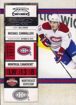 #70 Michael Cammalleri - Montreal Canadiens - 2010-11 Playoff Contenders Hockey