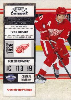 #7 Pavel Datsyuk - Detroit Red Wings - 2010-11 Playoff Contenders Hockey