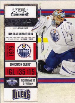 #87 Nikolai Khabibulin - Edmonton Oilers - 2010-11 Playoff Contenders Hockey