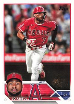 #566 Jo Adell - Los Angeles Angels - 2023 Topps Baseball