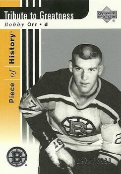 #116 Bobby Orr - Boston Bruins - 2002-03 Upper Deck Piece of History Hockey