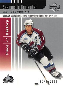 #98 Ray Bourque - Colorado Avalanche - 2002-03 Upper Deck Piece of History Hockey