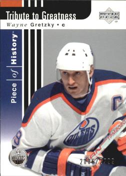 #109 Wayne Gretzky - Edmonton Oilers - 2002-03 Upper Deck Piece of History Hockey