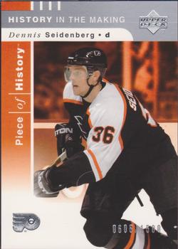 #144 Dennis Seidenberg - Philadelphia Flyers - 2002-03 Upper Deck Piece of History Hockey