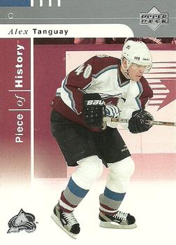 #28 Alex Tanguay - Colorado Avalanche - 2002-03 Upper Deck Piece of History Hockey