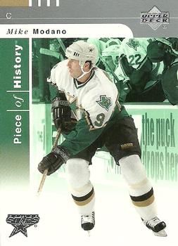 #29 Mike Modano - Dallas Stars - 2002-03 Upper Deck Piece of History Hockey