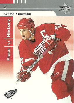 #32 Steve Yzerman - Detroit Red Wings - 2002-03 Upper Deck Piece of History Hockey