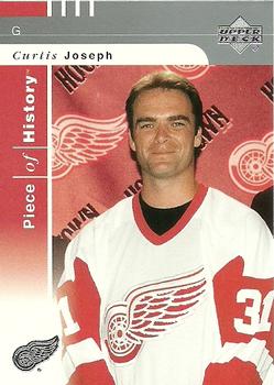 #36 Curtis Joseph - Detroit Red Wings - 2002-03 Upper Deck Piece of History Hockey