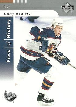 #4 Dany Heatley - Atlanta Thrashers - 2002-03 Upper Deck Piece of History Hockey