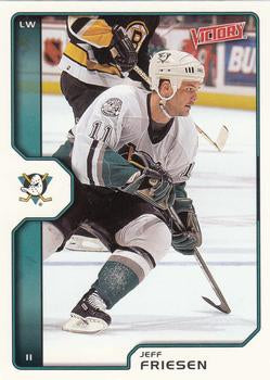 #3 Jeff Friesen - Anaheim Mighty Ducks - 2002-03 Upper Deck Victory Hockey