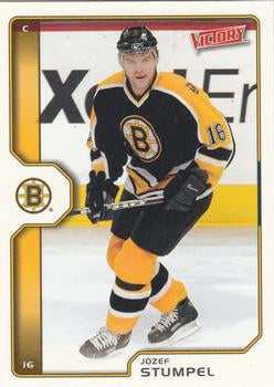 #15 Jozef Stumpel - Boston Bruins - 2002-03 Upper Deck Victory Hockey