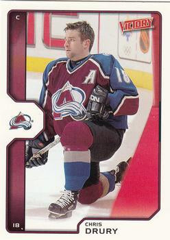 #52 Chris Drury - Colorado Avalanche - 2002-03 Upper Deck Victory Hockey