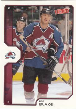 #57 Rob Blake - Colorado Avalanche - 2002-03 Upper Deck Victory Hockey