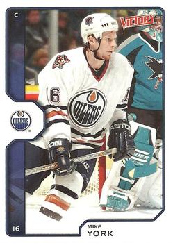 #87 Mike York - Edmonton Oilers - 2002-03 Upper Deck Victory Hockey