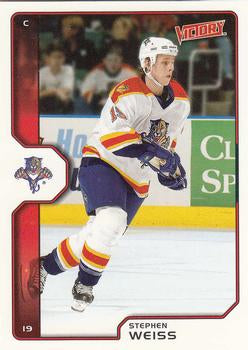 #89 Stephen Weiss - Florida Panthers - 2002-03 Upper Deck Victory Hockey